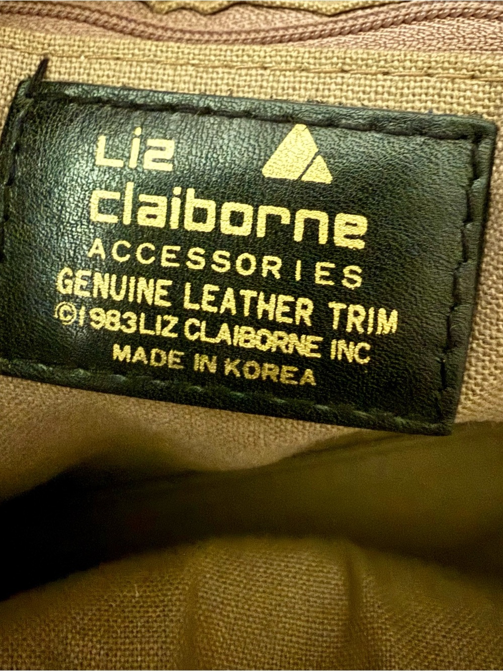 1983 Vintage Liz Claiborne Bowling Handbag Like New Condition - Picture 9 of 12